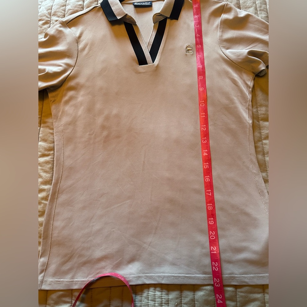 Cavallo Equestrian Apparel Deja Polo Shirt, Grey, Size 6, New Never Worn, NWOT! - Picture 10 of 13